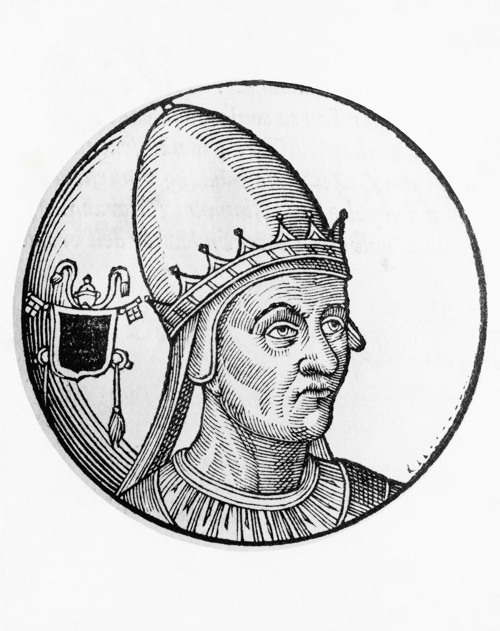ग्रेगरी VII का पोर्ट्रेट (Ildebrando Aldobrandeschi di Soana, लगभग 1010-1085) द्वारा सेवेरिनी सेवेरिनी