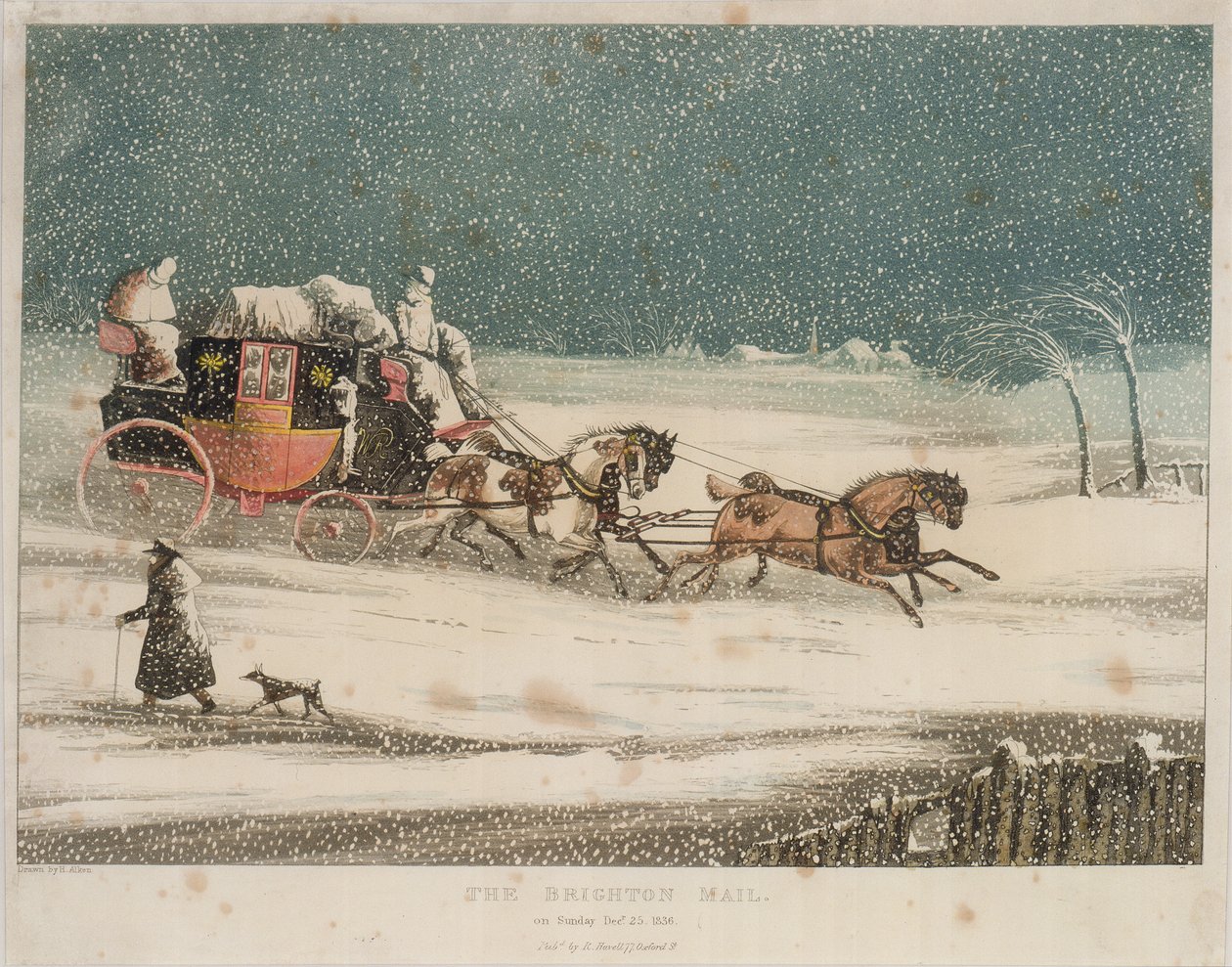 ब्राइटन मेल, 1836 द्वारा हेनरी थॉमस अल्केन के बाद