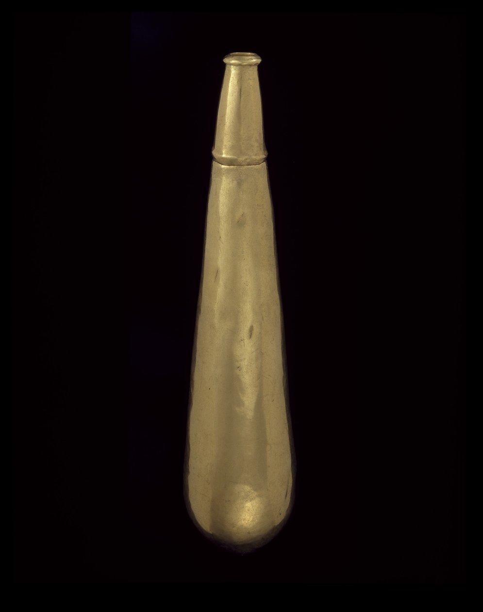 टियर-शेप्ड कोका फ्लास्क, 200-1600 ई। (सोना) द्वारा सभ्यता Quimbaya