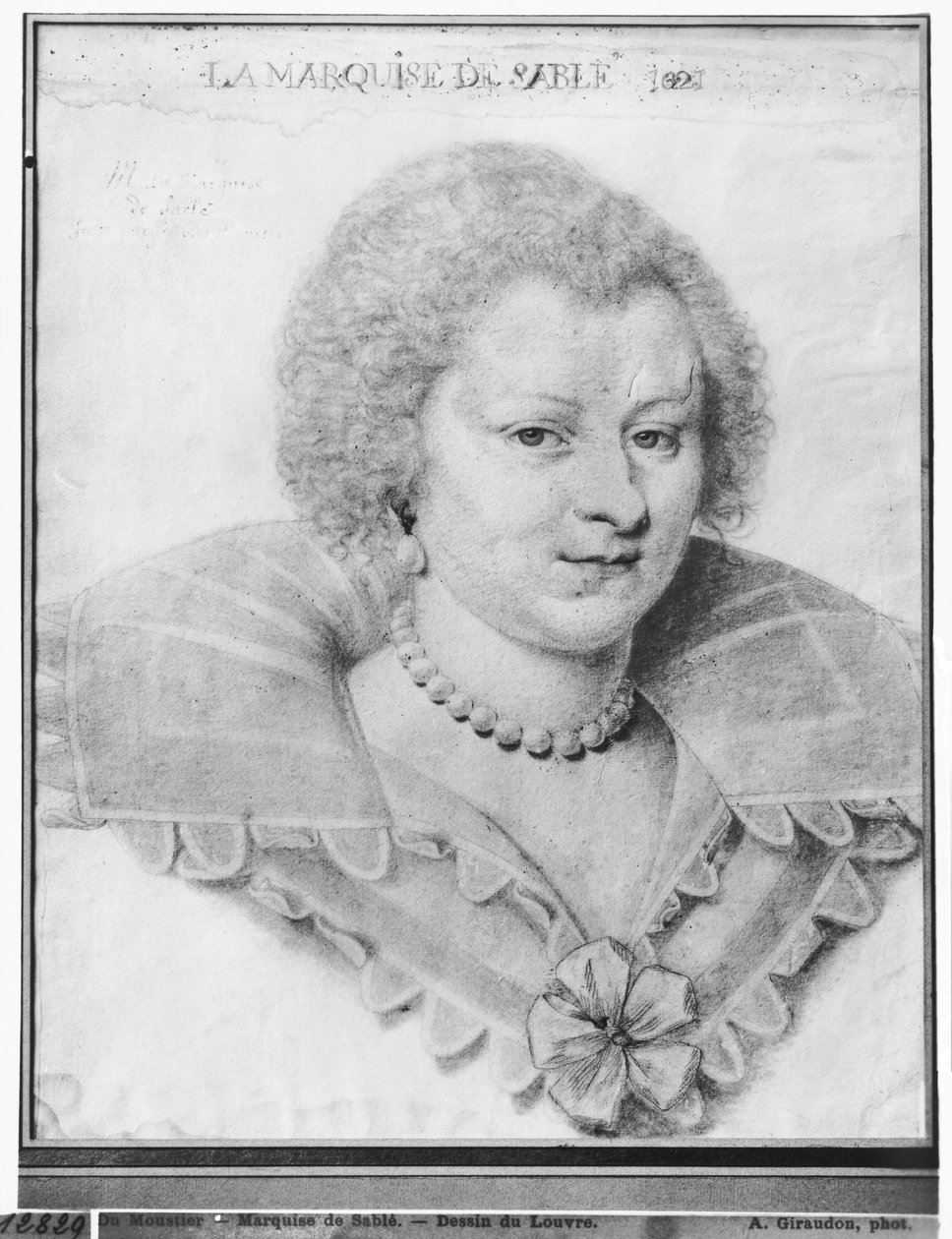 मैग्डेलीन डी सॉवरे (1599-1678) मार्क्वेज़ डी सेबल का पोर्ट्रेट, 1621 द्वारा डैनियल डमोनस्टिएर या ड्युमावेटियर