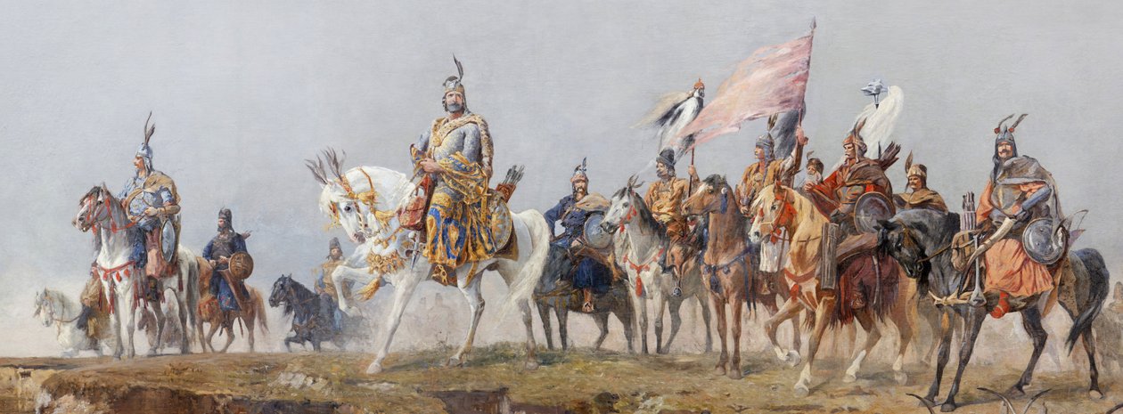 हंगेरियन का आगमन (फ़ेज़टी सर्कल) द्वारा अर्पद फ़ेसटी