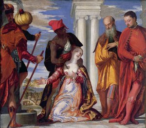 सेंट जस्टिन की शहादत, c.1555 (कैनवास पर तेल) द्वारा वेरोनीज़