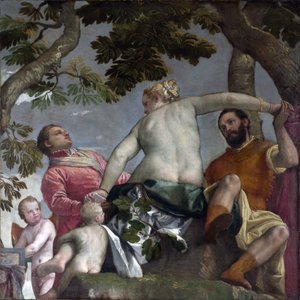 बेवफाई, c.1575 (कैनवास पर तेल) द्वारा वेरोनीज़