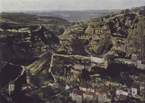 Roc-Amadour, A View of the Causse de Gramat (रंगीन फोटो) द्वारा (बाद में) फ्रांसीसी फोटोग्राफर