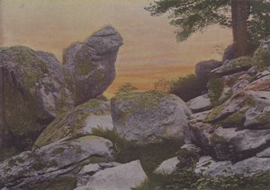 माउंट उस्सी की चट्टानें (रंगीन फोटो) द्वारा (बाद में) फ्रांसीसी फोटोग्राफर