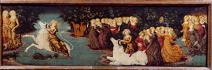 यूरोप का अपहरण। लिबरेल दा वेरोना द्वारा पेंटिंग (1445 - 1529) द्वारा (c.1445 1527) लिबरल्स दा वेरोना