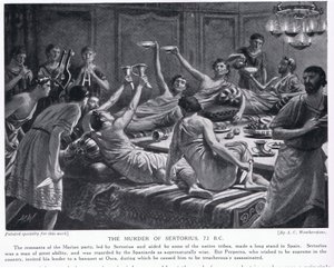 Sertorius 72BC की हत्या द्वारा एसी वेदरस्टोन