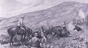 बार्बरटन में परिवहन की कठिनाइयाँ: कैसे बंदूकें और वैगनों को पहाड़ों से ऊपर उठाया गया था, उदाहरण के लिए प्रिटोरिया: द गुरिल्ला युद्ध, 1902