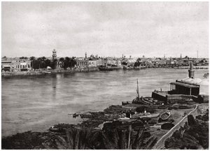 आधुनिक बगदाद, खलीफा शहर, इराक 1925 द्वारा ए केरीम