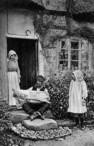 द डेली मेल, शॉर्पशायर पढ़ने वाला एक आदमी, c1922