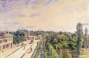 सेवर्स में गेस्ट हाउस, c.1840 द्वारा ए। डे लार्यूज़ियर