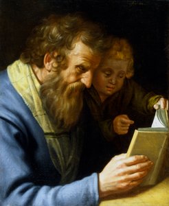 सेंट मैथ्यू एंड एंजल, 1621 द्वारा अब्राहम ब्लोमैर्ट