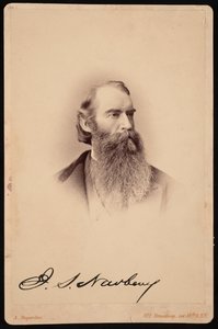 जॉन स्ट्रॉन्ग न्यूबेरी का पोर्ट्रेट 1822-1892, 1876 और 1887 के बीच। द्वारा अब्राहम बोगार्डस