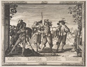 Charivari, ca. 1633.  द्वारा अब्राहम बोस