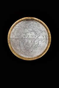 हरक्यूलिस और एटलस, ऑग्सबर्ग, 1697-99 द्वारा समर्थित दो असाधारण स्थलीय और आकाशीय ग्लोब द्वारा अब्राहम ड्रेंटवेट