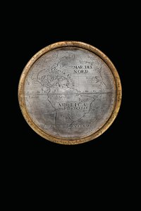 हरक्यूलिस और एटलस, ऑग्सबर्ग, 1697-99 द्वारा समर्थित दो असाधारण स्थलीय और आकाशीय ग्लोब
