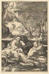 द पैशन ऑफ़ क्राइस्ट से गार्डन में द एगोनी, ca. 1598-1653। द्वारा अब्राहम होजेनबर्ग