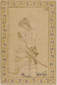 बैठा हुआ युवा, सीए। 1600. द्वारा अबू अल हसन