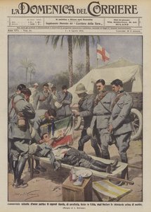 लीबिया में घायल कैवोरर कैटरर, कैपरी कैरोला, कैवलरी का, चुंबन करना चाहता है