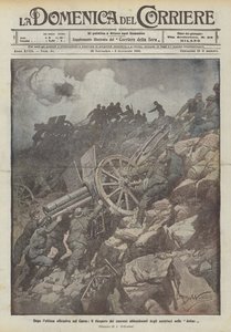 कार्स्ट पर अंतिम आक्रमण के बाद, ऑन्कॉलियों द्वारा ऑस्ट्रियाई लोगों द्वारा परित्यक्त तोपों की वसूली