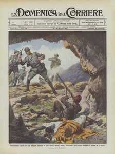 एक इतालवी और एक तुर्की अधिकारी के बीच रोमांचक द्वंद्व, बाद वाला, घायल, अफ़सोस करने वाला प्रयास करता है