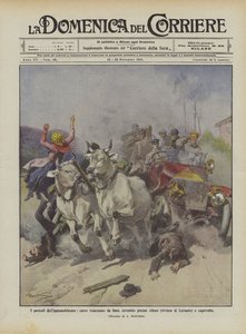 मोटरिंग के खतरे, बैल द्वारा खींची गई गाड़ी, अल्टारे (रिवेरा डी लेवेंटे) पर निवेश किया गया और पलट गई