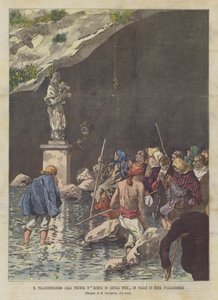 वैले डी रोज (वलससिना) में लंबे जीवन जल पूल के लिए तीर्थयात्रा