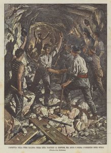एरोन और मीना के बीच सेम्पियोन के मार्ग पर पहली गैलरी का उद्घाटन, कार्यकर्ताओं की बैठक