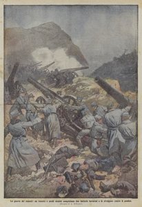 रोमानियन युद्ध, एक लेफ्टिनेंट और कुछ लोग दो बवेरियन बैटरी जीतते हैं और दुश्मन के खिलाफ जाते हैं