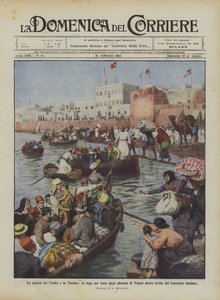 इटली और तुर्की के बीच युद्ध, त्रिपोली के निवासियों के समुद्र के द्वारा पलायन आमंत्रण पर