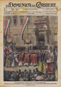 Vittorio Emanuele III के सम्मान में रोम घटना