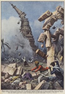 जबकि मध्य और पश्चिमी भारत गांधीवादी विद्रोह, भूकंप से परेशान है