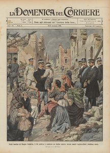 रेजियो कैलाब्रिया के मरीना में, राजा एक बच्चे की परवरिश और आराम करता है, जबकि कुछ घुटने टेकने वाली माँ से मदद मांगते हैं