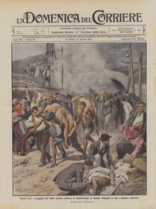 अंधेरे नायकों, बहादुरों कि सल्फर की खदान में कैस्टेरमिनि की लपटों से सुरक्षा के लिए