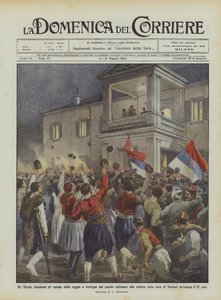 राजा निकोलस ने नाजुक लोगों से आत्मसमर्पण की खबर के लिए Cignigne में महल के शाही घर को बुलाया