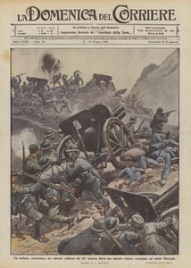 141 वीं पैदल सेना के बहादुर कैलाब्रियन का एक शानदार पलटाव शेष दो बैटरी को मुक्त करता है