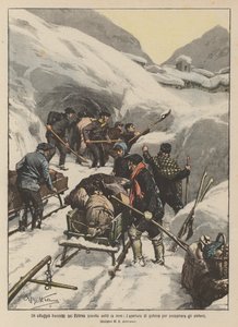 Pyrenees में एक फ्रांसीसी गांव, बर्फ के नीचे दब गया, निवासियों को बचाने के लिए सुरंगों का उद्घाटन