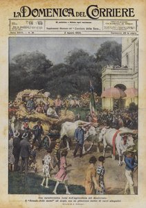 मोन्फेराटो में कृषि की एक विशेषता दावत, एक्वी में दूतों की विजय