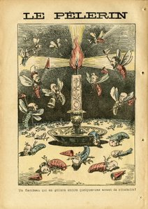 ले पेलेरिन में अकिल लेमोट (1846-1909) का चित्रण द्वारा अकिल लिमोट