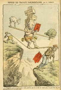 ले पेलेरिन में अकिल लेमोट (1846-1909) का चित्रण द्वारा अकिल लिमोट
