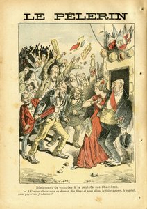 ले पेलेरिन में अकिल लेमोट (1846-1909) का चित्रण द्वारा अकिल लिमोट