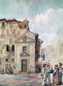रोम में चर्च ऑफ फोर नेशंस, अकिल पिनेली (1809-1841), इटली द्वारा