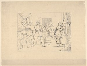 1861-63 में कॉन्फेडरेट वॉर एचिंग्स से शस्त्रों की खोज। द्वारा एडलबर्ट जॉन वोल्क