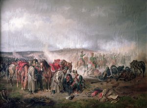 1812, 1862 में बोरोडिनो की लड़ाई में काउंट सिंसहेम की मृत्यु
