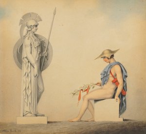 ऑर्स्टेस की अभिव्यक्ति, 1813 द्वारा एडम बक