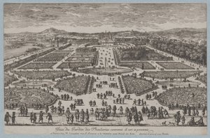 ट्यूलरीज गार्डन, 1680., 1680। द्वारा एडम पेरेल