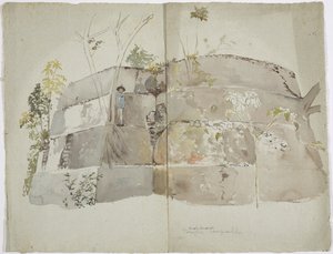 Cempoalla पर एक मंदिर द्वारा एडेला ब्रेटन