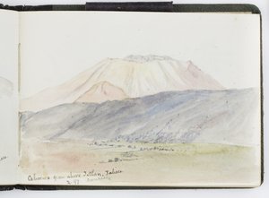 पानी के रंग, चित्र और नोट्स, मेक्सिको की स्केचबुक, 1896-1898 (जल रंग) द्वारा एडेला ब्रेटन