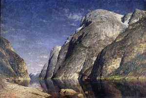 सोग्नेफजॉर्ड, नॉर्वे, c.1885 (कैनवास पर तेल)