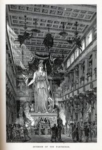 पार्थेनन का इंटीरियर, 1882